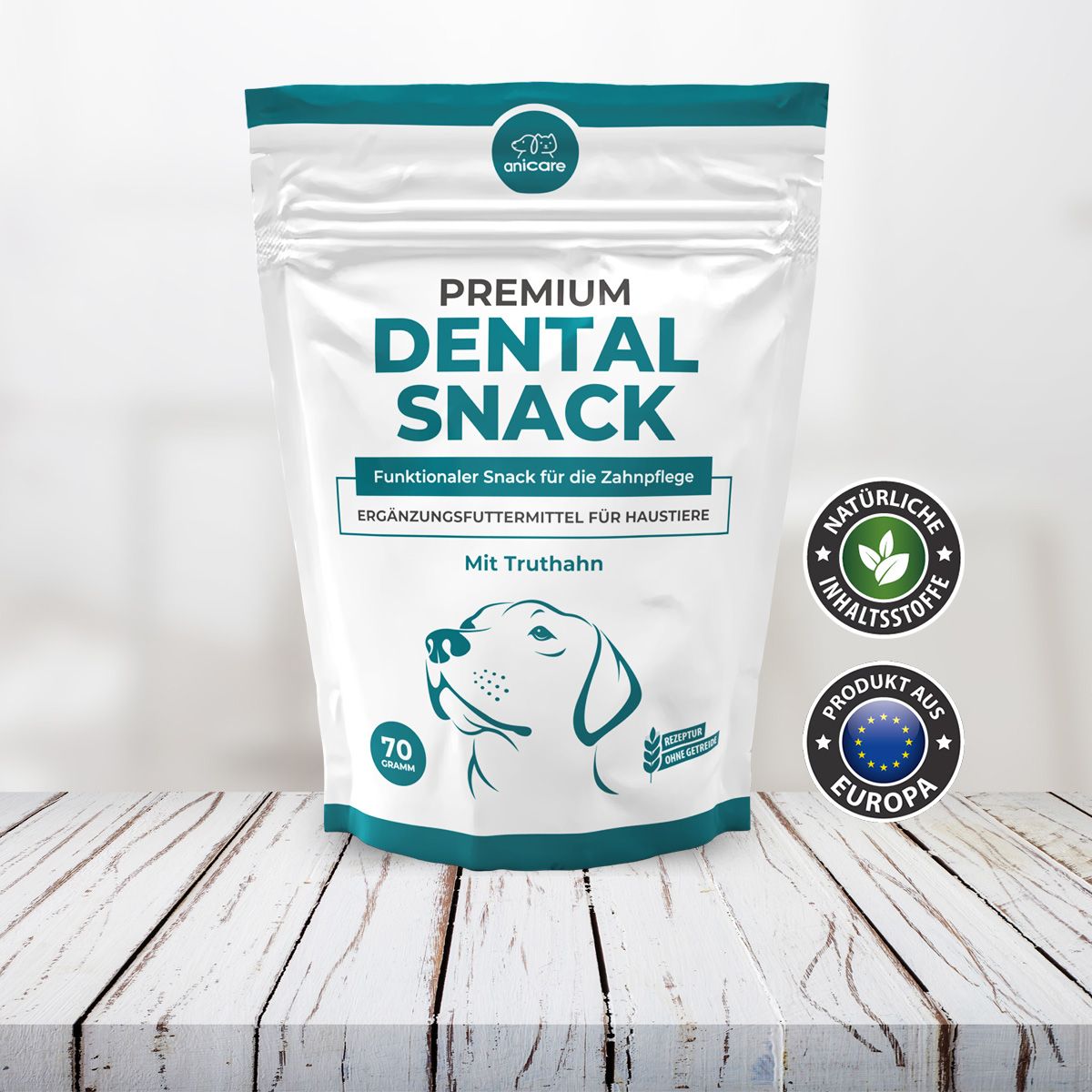 Anicare Dental Snack premium op een plank